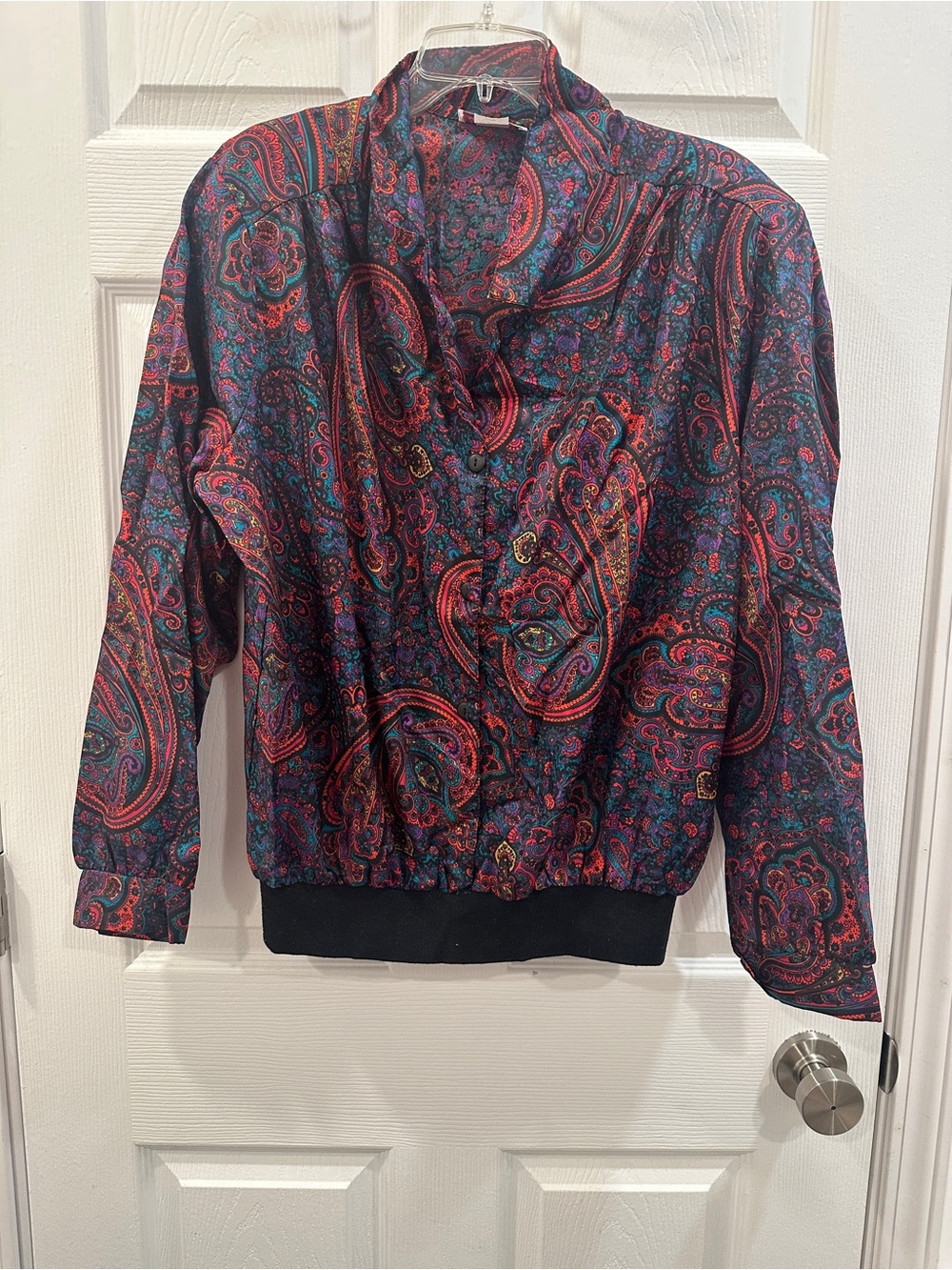 Vintage Joanna plus paisley print blouse size 20 W